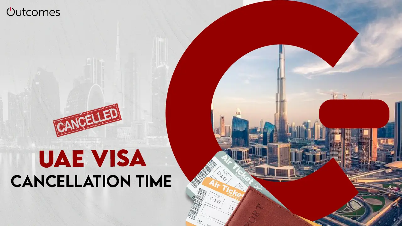 UAE visa cancellation time