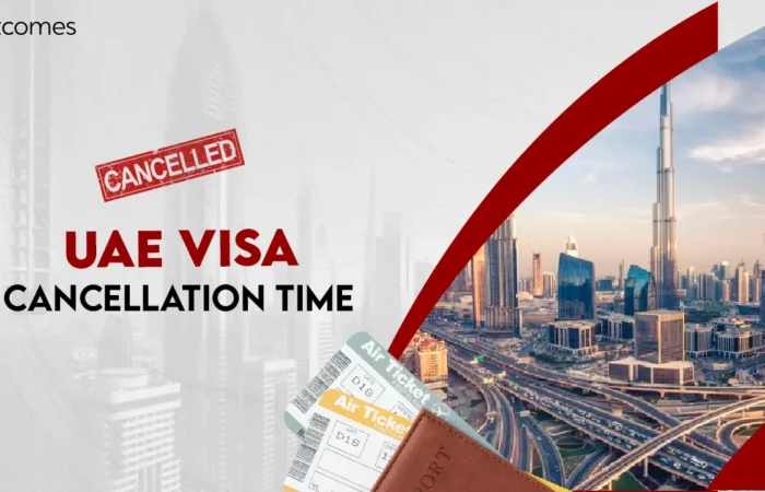 UAE visa cancellation time