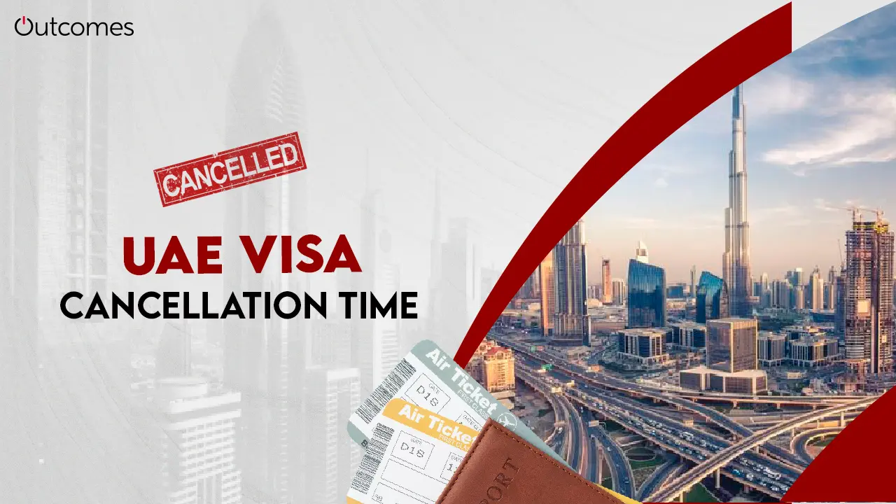 UAE visa cancellation time